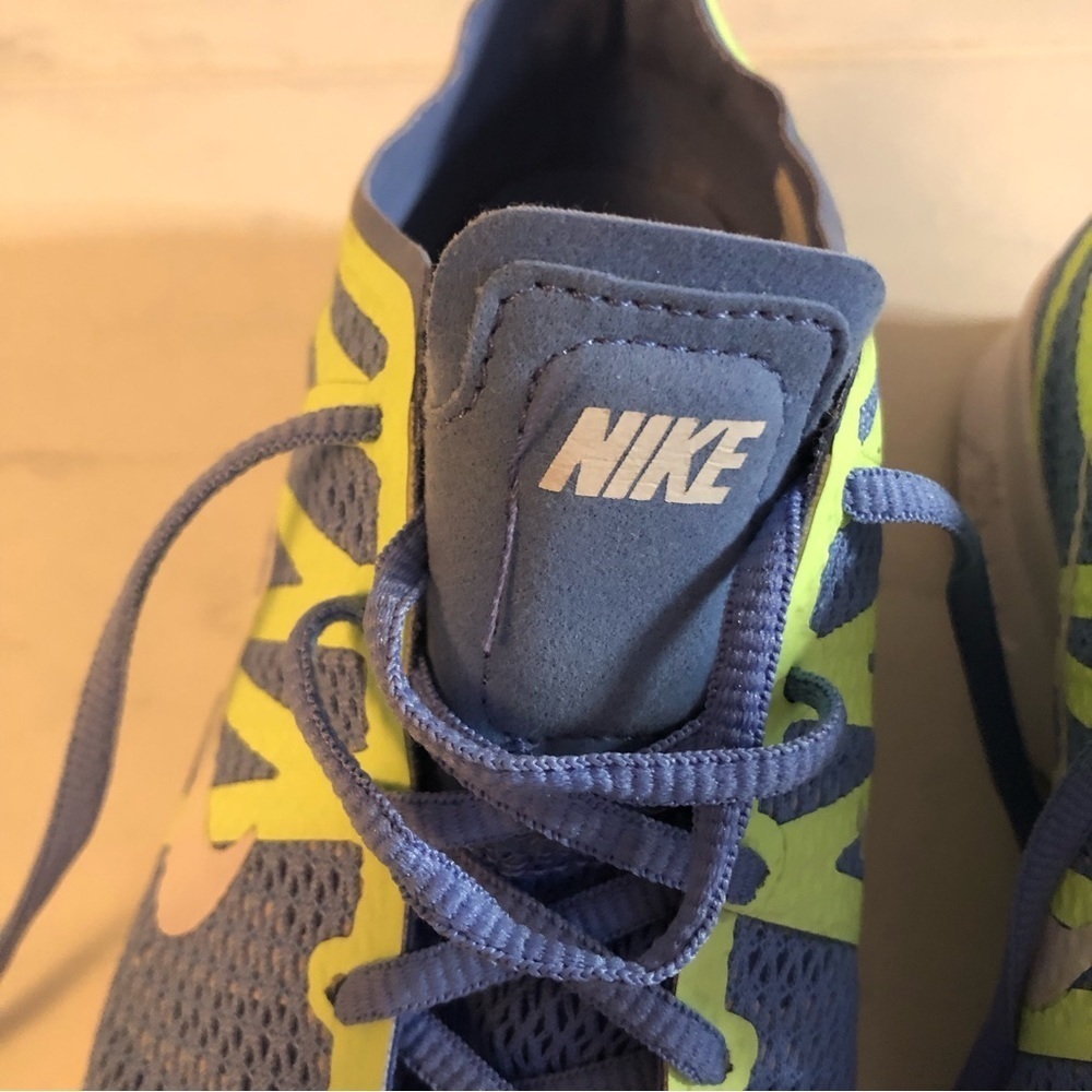 Nike zoom blue yellow running shoes / sneakers.  EUC! - Picture 8 of 8